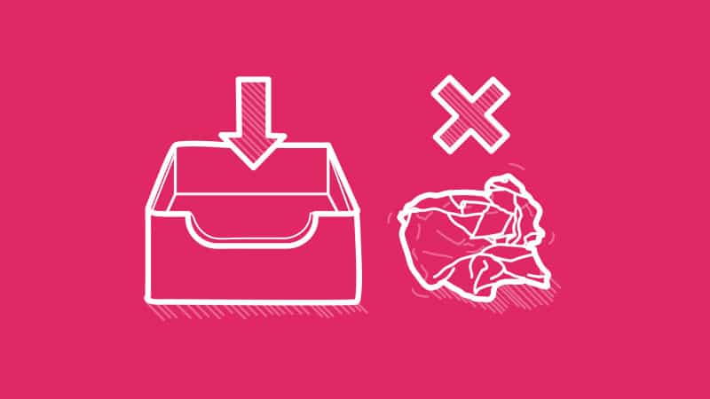 paper waste illustration to show consumables in R&D