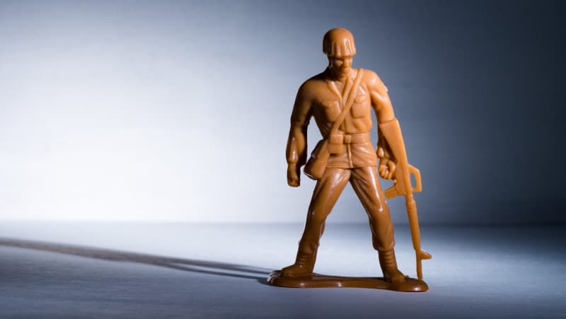 military soldier toy defence sector R&D