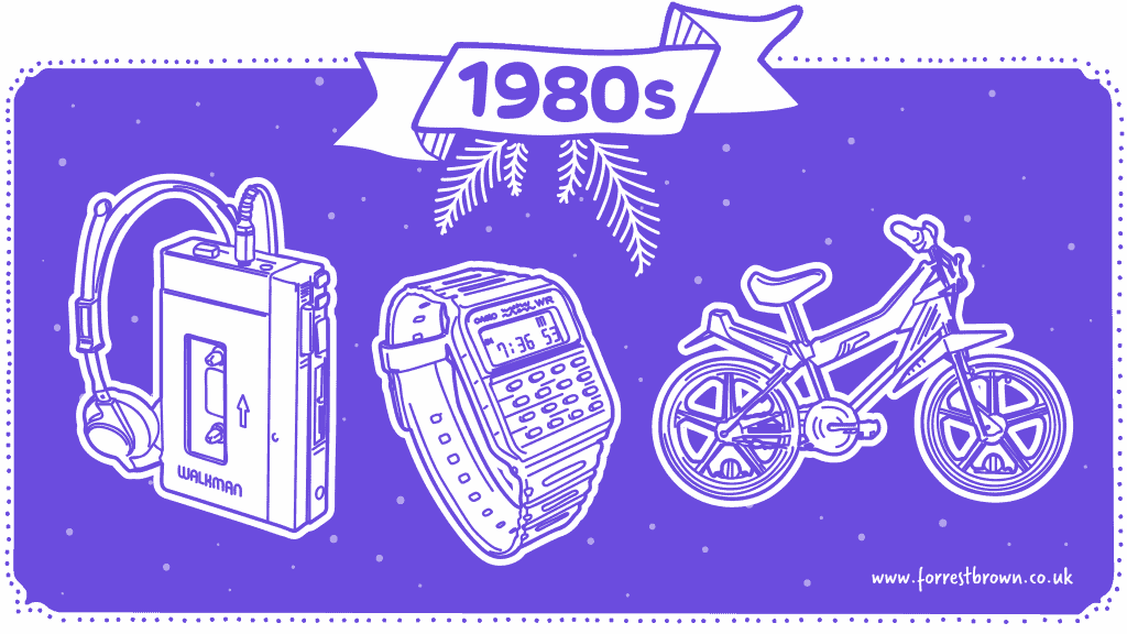 Tech gifts from 1980s