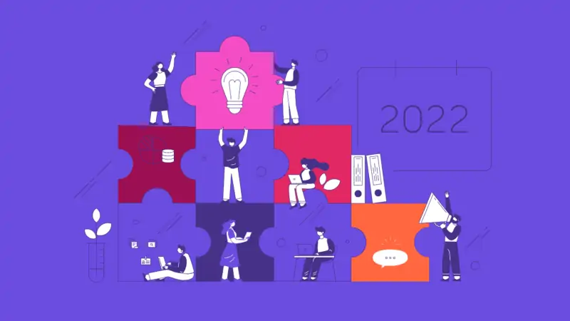A simple graphic of different work activities been done over 2022 working year