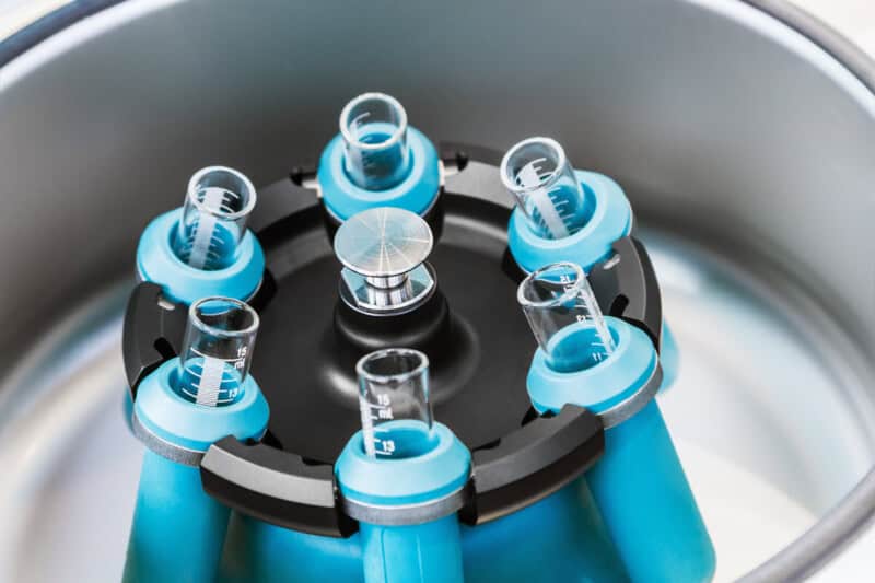 Medical device centrifuge