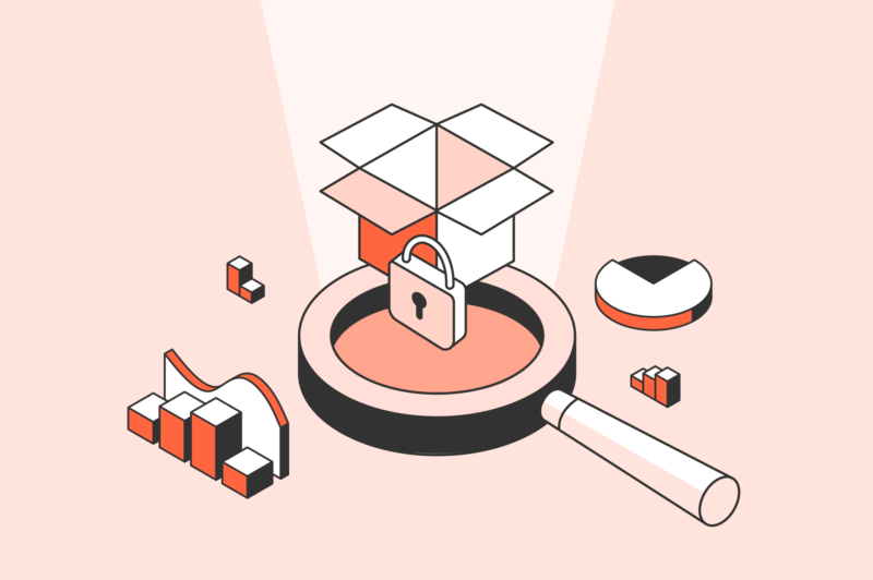 Illustration explaining patent box using icons.