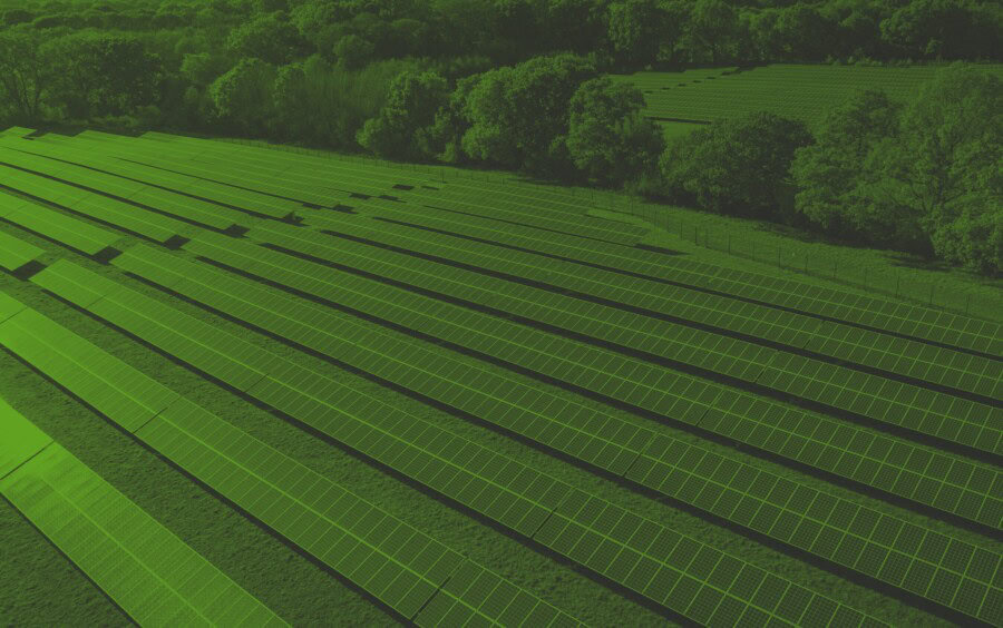 Solar Panels in UK field