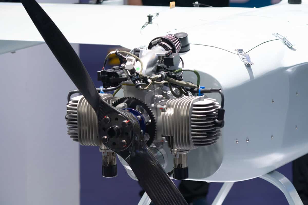Drone engine and propeller.