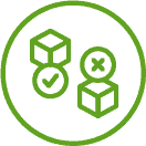 Simulation and scenario model icon